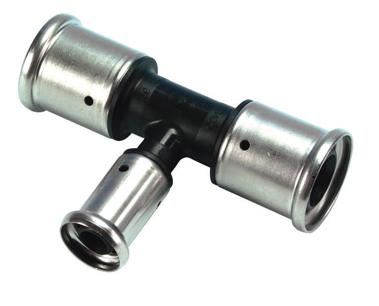 Пресс-тройник промежуточный пластмассовый HENCO 50х26х50 (10PK-502650)