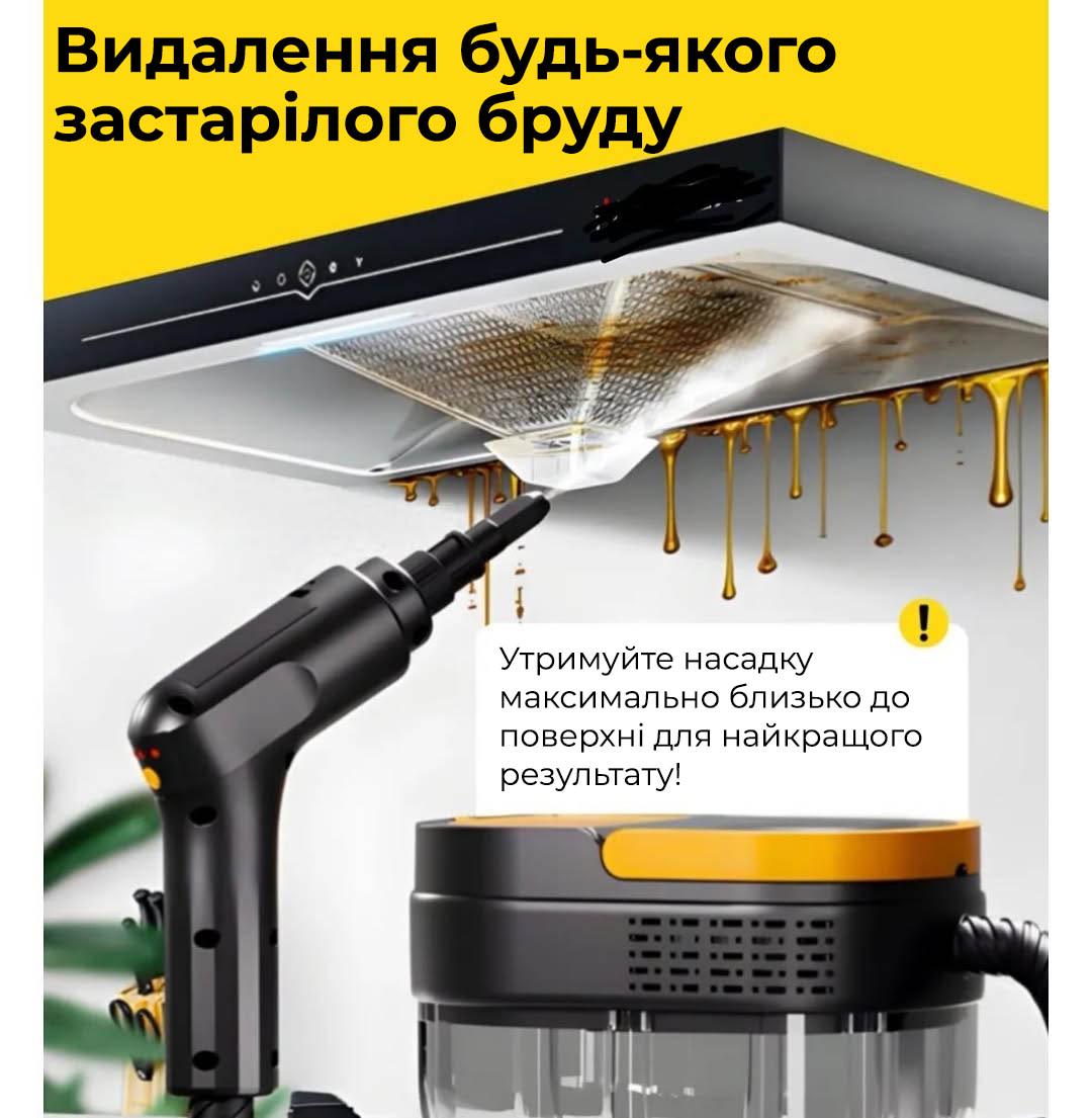 Пароочиститель портативный с 4 насадками и регулятором температуры (TC-SC-003) - фото 11 Пароочиститель портативный с 4 насадками и регулятором температуры (TC-SC-003) - фото 11