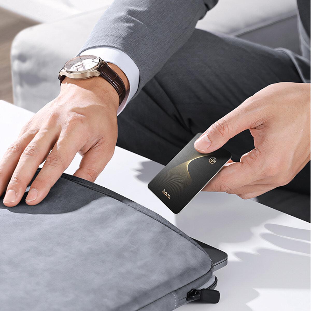 Трекер Hoco E92 Saviour smart positioning anti-lost device 110 mAh Black (6942007640107) - фото 7 Трекер Hoco E92 Saviour smart positioning anti-lost device 110 mAh Black (6942007640107) - фото 7