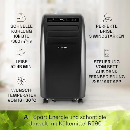 Кондиционер мобильный KLARSTEIN Metrobreeze Rome 10 000 BTU 3 кВт (10035804) - фото 3