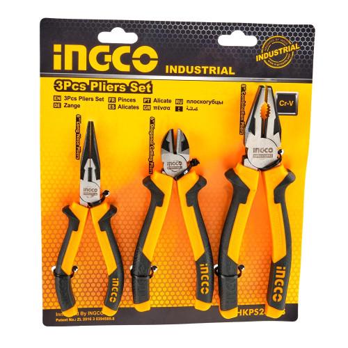 Набор шарнирно-губцевых инструментов INGCO INDUSTRIAL Master 3 пр. (000143329)