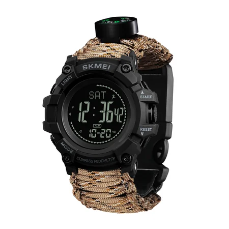 Наручные часы Skmei 1356DCPK Desert Camo Tactic Compass