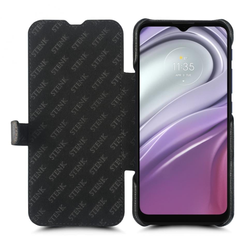 Чехол книжка Stenk Premium для Motorola Moto G20 Черный (69187)