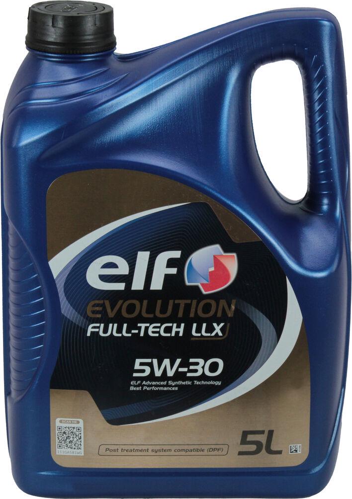 Моторне мастило Elf Evolution Full-tech Llx 213920 бензин/дизель 5W-30 5 л (1401463) - фото 1