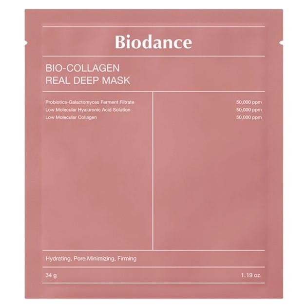 Маска ночная гидрогелевая для упругости кожи лица с коллагеном Biodance Bio-Collagen Real Deep Mask (2830645677)