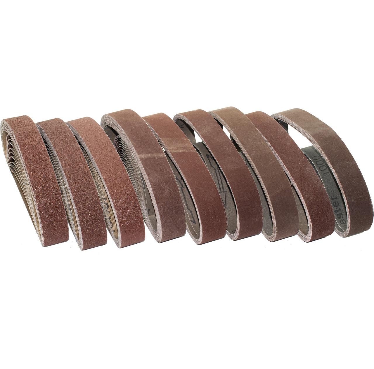 Набор лент для гиндера Korund шлифовальная бесконечная 50 мм x 650 мм 9 шт. (2602346674) Набор лент для гиндера Korund шлифовальная бесконечная 50 мм x 650 мм 9 шт. (2602346674)