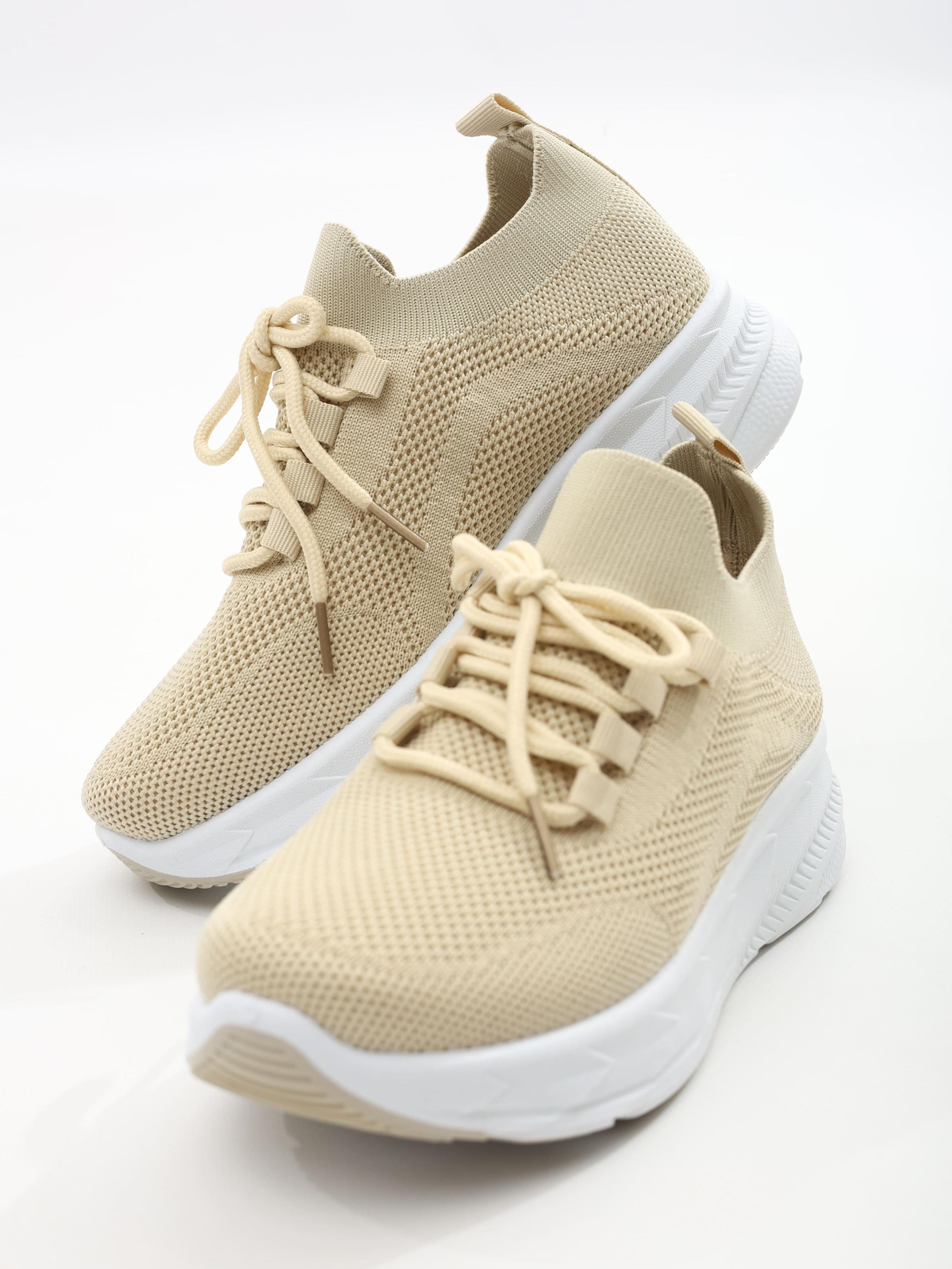 Кроссовки женские р. 41 Бежевый (278380-41)