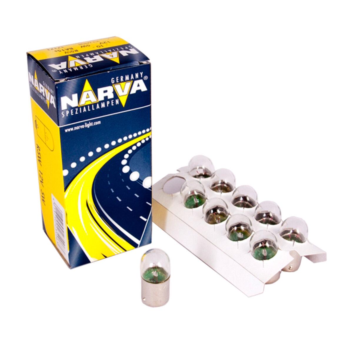Автомобільна лампа розжарювання Narva R5W 12V 5W BA15s 10 шт. (2550)