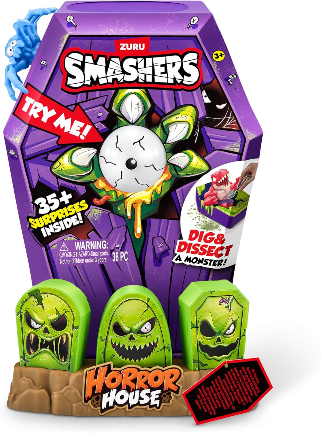 Набор ZURU Smashers Mega Horror House Zombie Shark Большой ужастик Зомби Акула (74124D) - фото 3