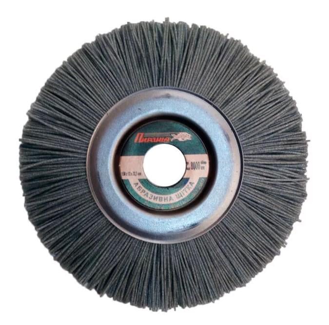 Щітка абразивна Піранья 150х12х22 мм Р180 мехмонтаж нейлон (20702)