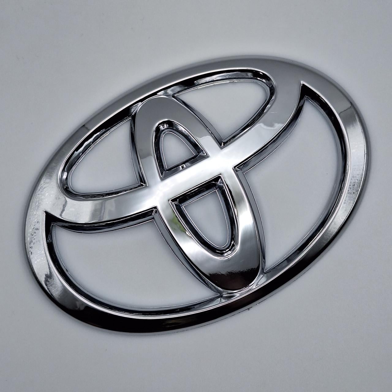Эмблема Toyota 140х96 мм Хром (1947782321)