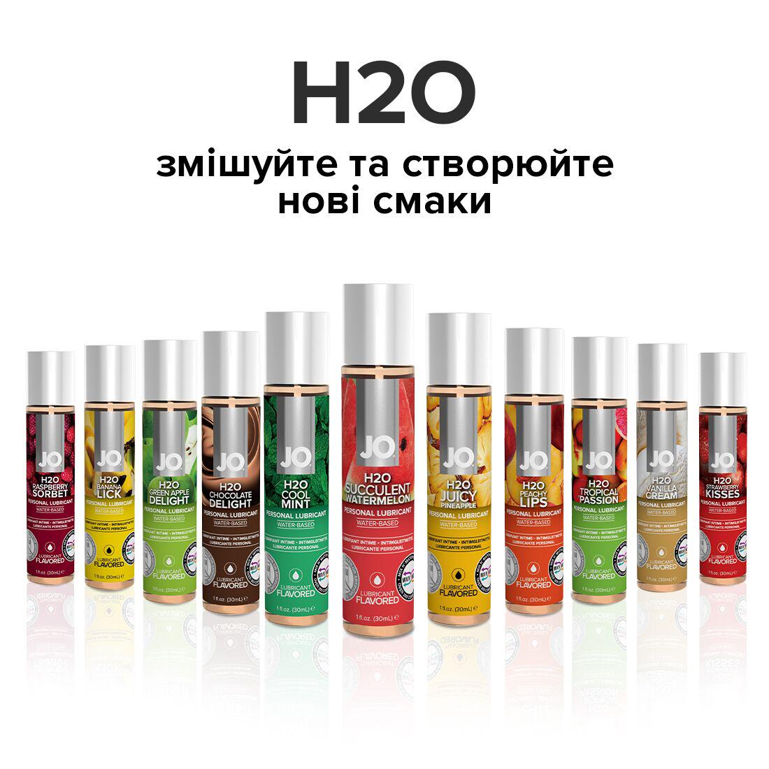Лубрикант їстівний на водній основі System JO H2O Кавун 60 мл (SO5226) - фото 5
