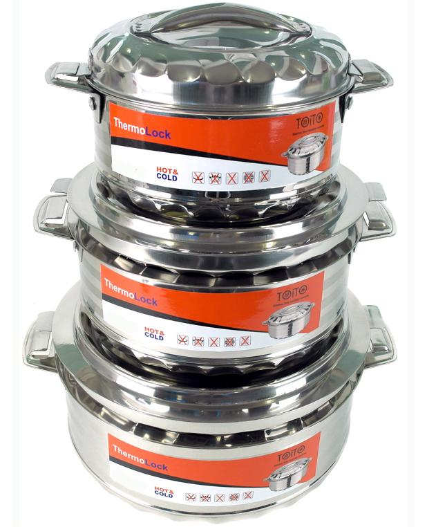 Ланч-бокс TOiTO Hot&Cold 3 шт. 1 л/1,5 л и 2,5 л (TT-TER-SET1)