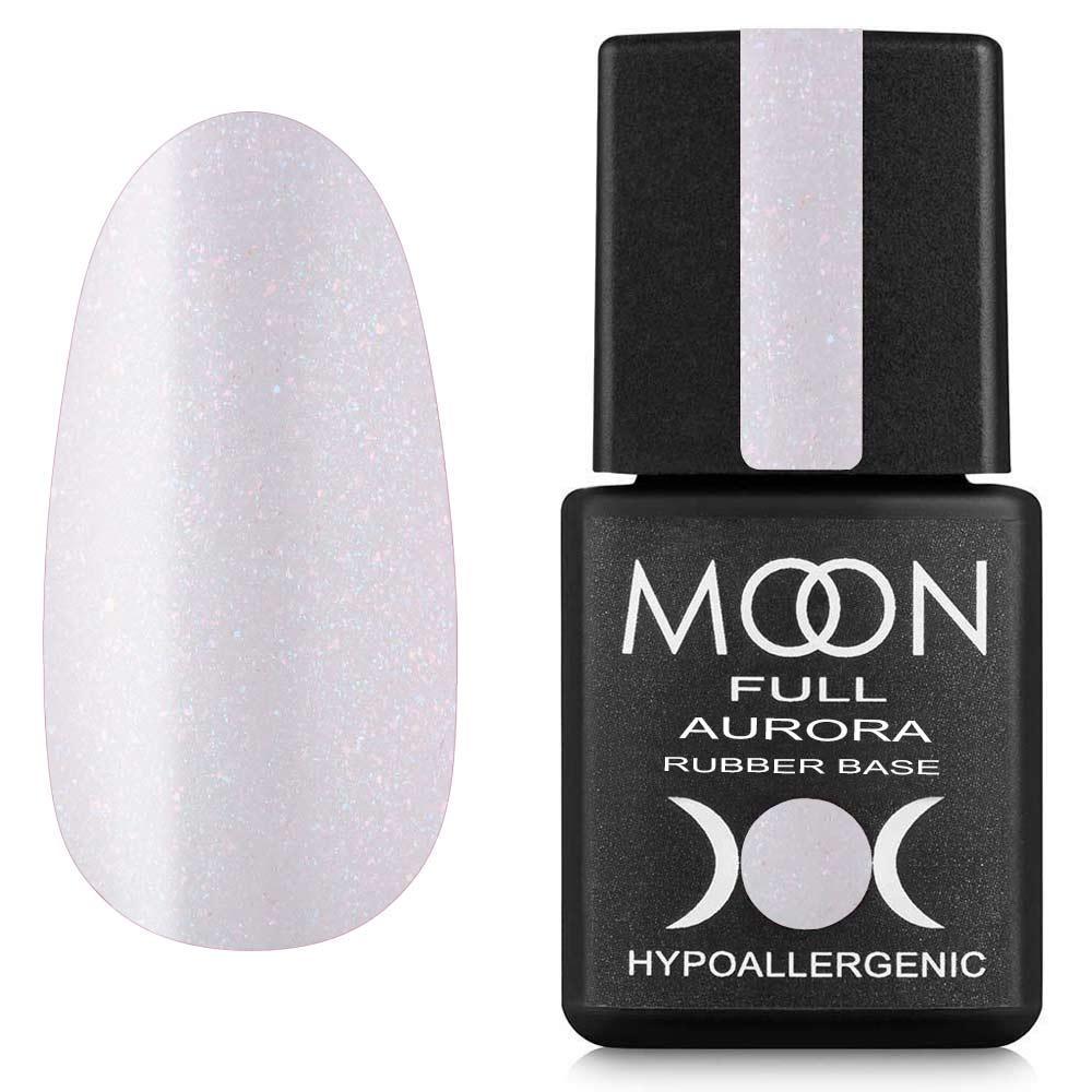 Базовое покрытие цветное Moon Full Rubber Base Aurora №2007 8 мл