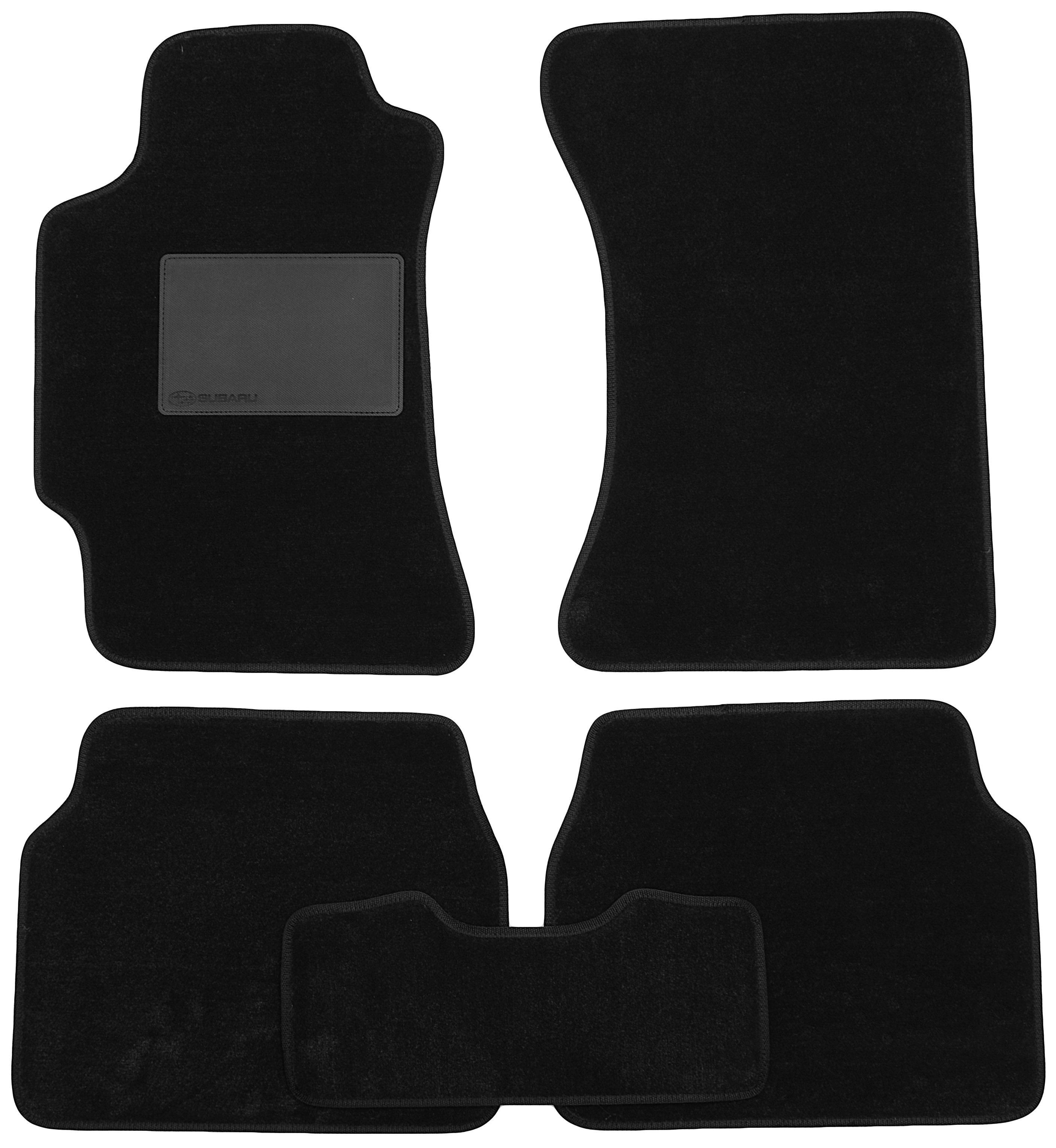 Коврики в салон для Subaru Impreza GD/GG '00-07 текстильные Optimal Черный