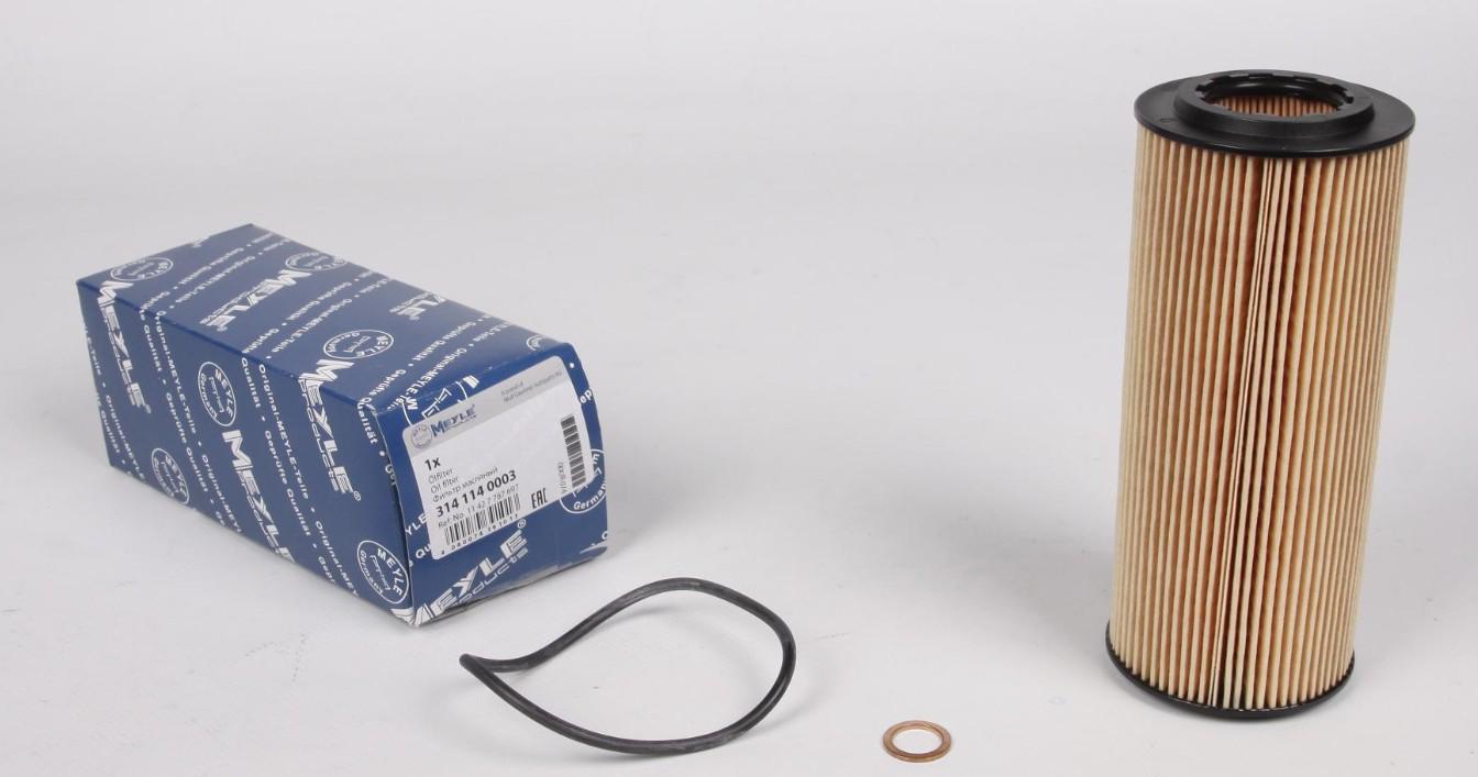 Фильтр масляный Meyle для BMW 3 E46/5 E60/E61 2,0 D 03- (314 114 0003)