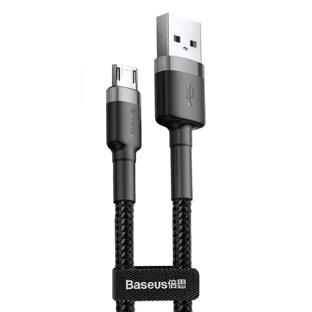 Кабель Baseus Cafule Micro USB 2,4 A 1 м Black (9722573)