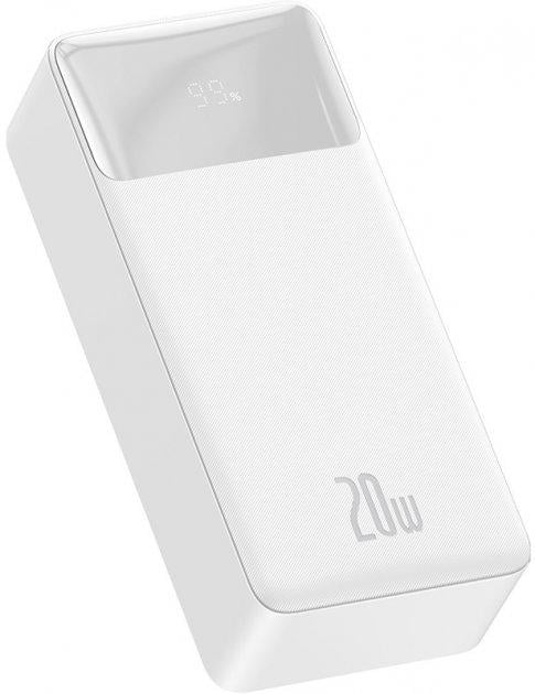 Портативное зарядное устройство Baseus Bipow 30000 mAh 20W White (PPBD050402)