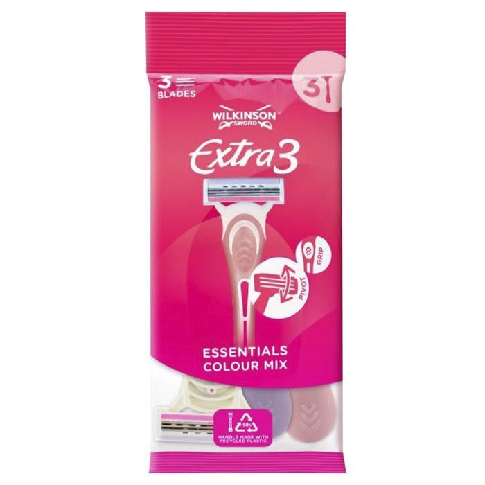 Станок для бритья Wilkinson Extra 3 Essentials Beauty 3 шт. (1711109486)