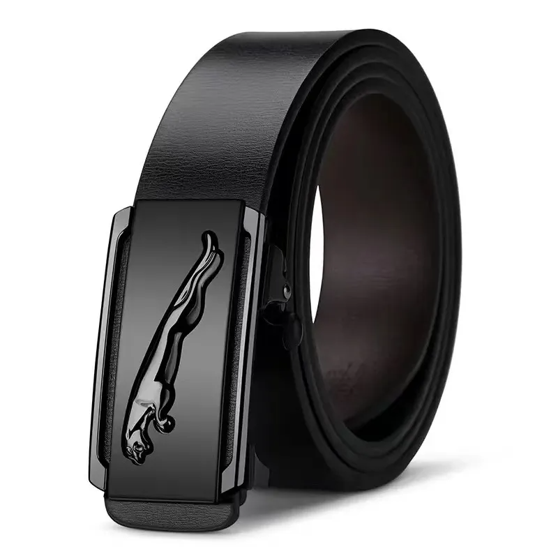 Ремень мужской из экокожи с автоматической пряжкой LeatherBelt Черный (3535) Ремень мужской из экокожи с автоматической пряжкой LeatherBelt Черный (3535)