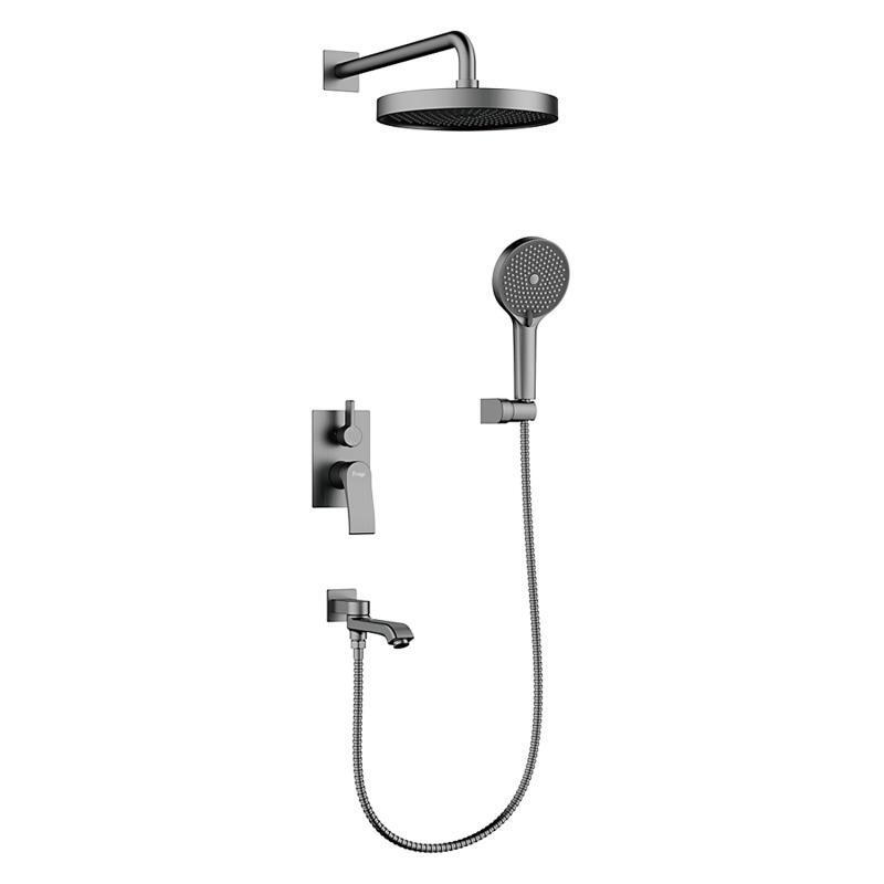 Душова система прихованого типу Frap F7175-19 із верхнім душем Графітовий (258304) Душова система прихованого типу Frap F7175-19 із верхнім душем Графітовий (258304)