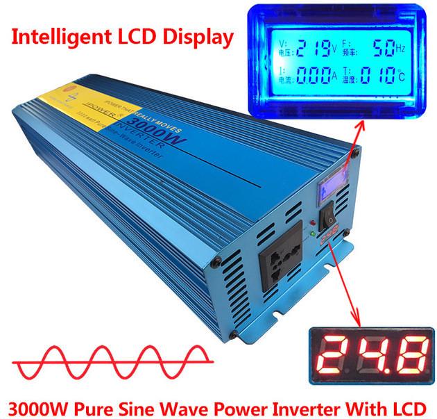 Инвертор IPOWER чистый синус 24-220V 3000W (26339419) - фото 4 Инвертор IPOWER чистый синус 24-220V 3000W (26339419) - фото 4