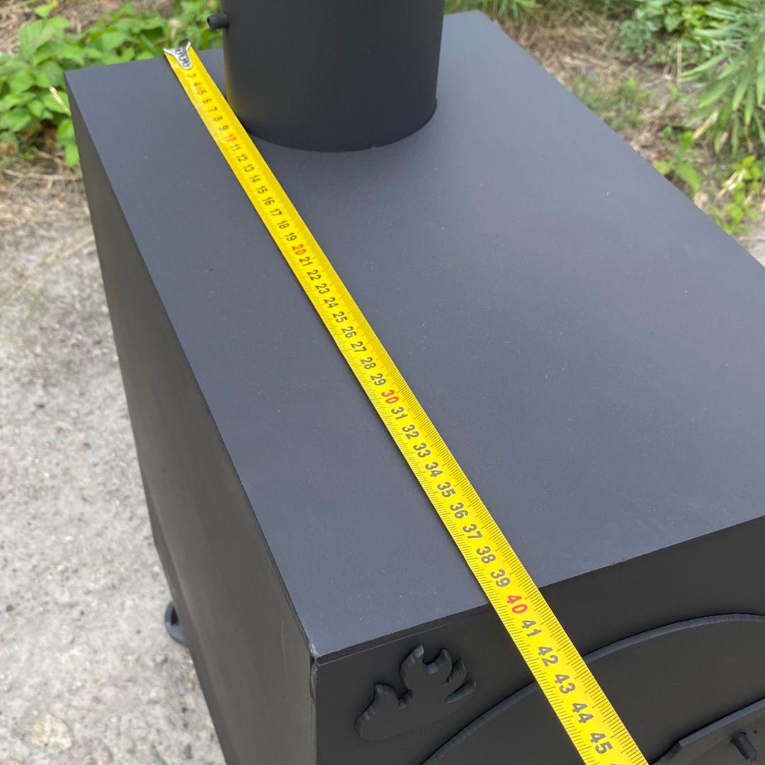 Буржуйка на дровах Трійка для дому сталева 3 мм - фото 7