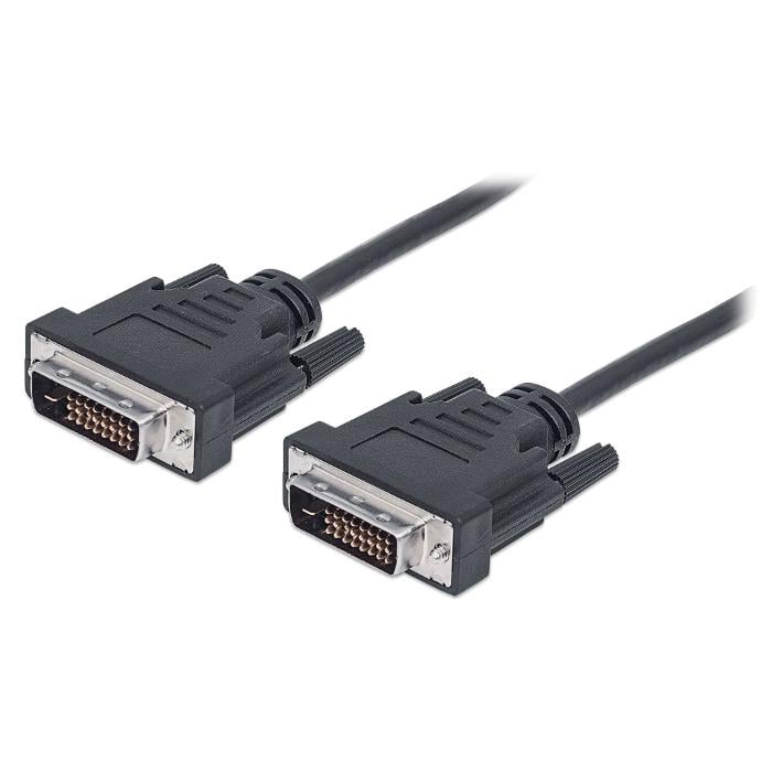 Кабель DVI-D двосторонній 24 м 1,8 м Manhattan (612727)
