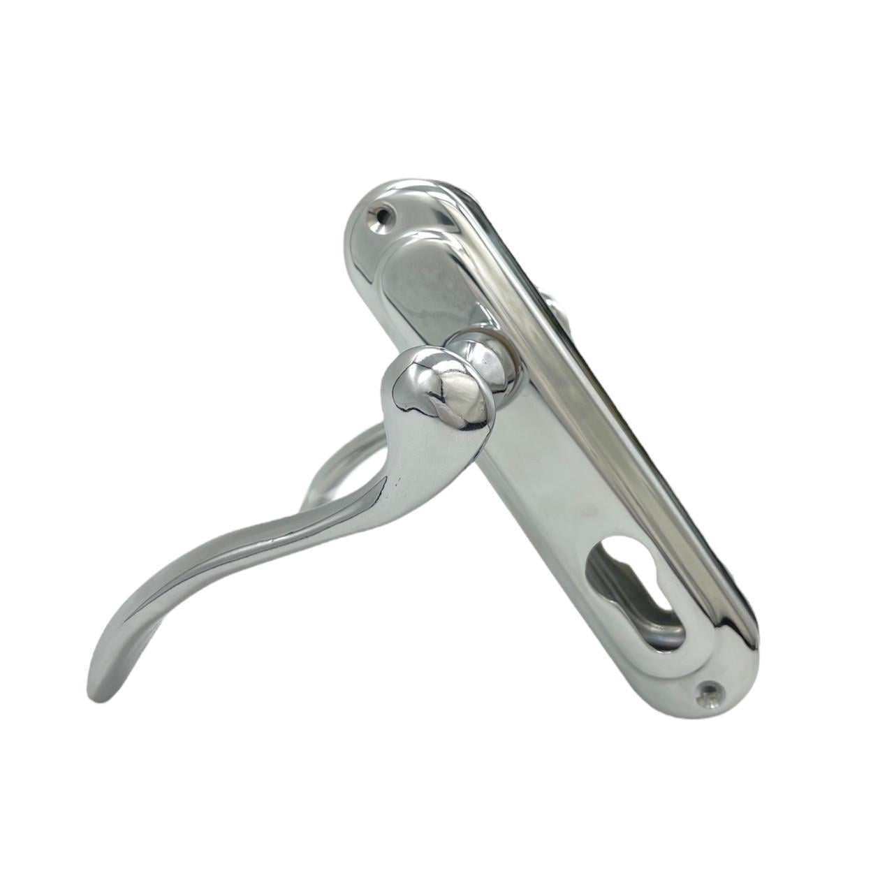 Дверные ручки межкомнатные под цилиндр Ozen Senfoni Krom Yale 62 мм (320052)