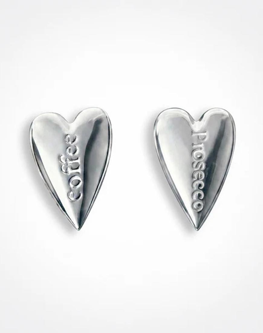Сережки Prosecco/cofee жіночі SIERRA SPACE срібні One size Сережки Prosecco/cofee жіночі SIERRA SPACE срібні One size