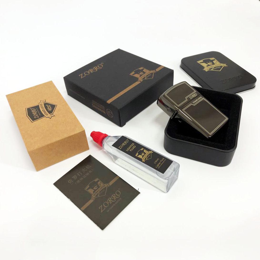 Набор для зажигалки бензиновая Zorro HL-300 Черный (310876) - фото 7 Набор для зажигалки бензиновая Zorro HL-300 Черный (310876) - фото 7