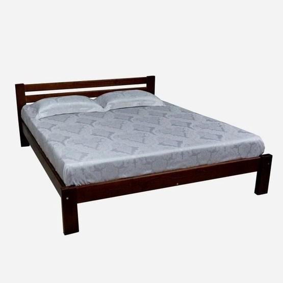 Кровать двуспальная деревянная Скиф Л-205 160х190 см Орех