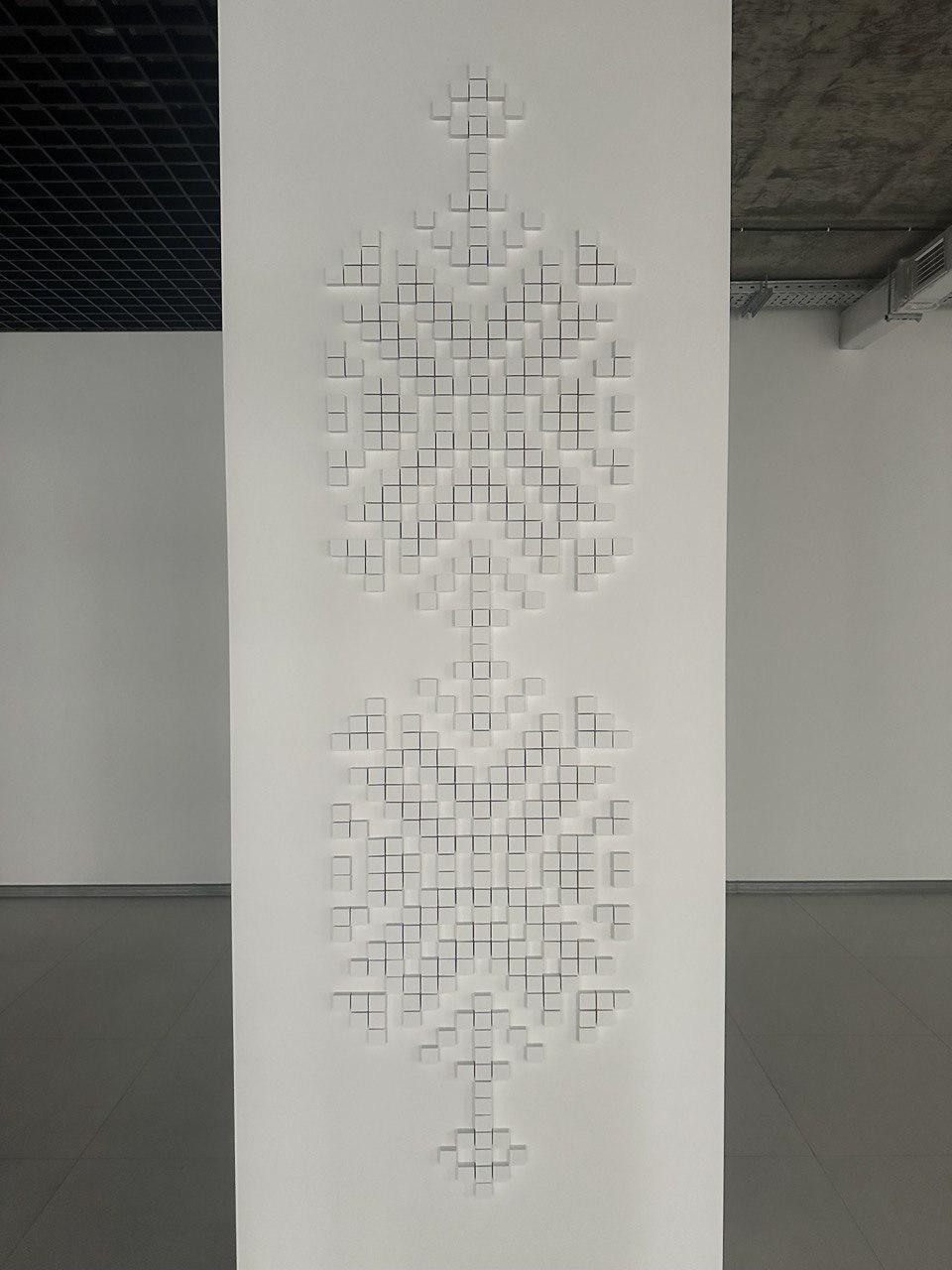 3D гипсовые панели Мозаика 20х20х15 мм/30х30х15 мм - фото 2 3D гипсовые панели Мозаика 20х20х15 мм/30х30х15 мм - фото 2