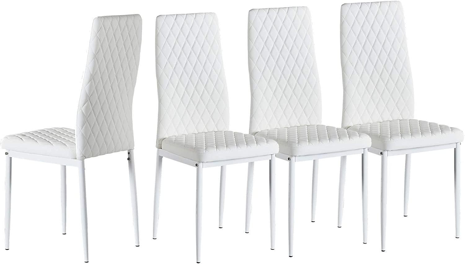 Стулья кухонные набор Homart LCM-007W 4 шт Белый (9442)