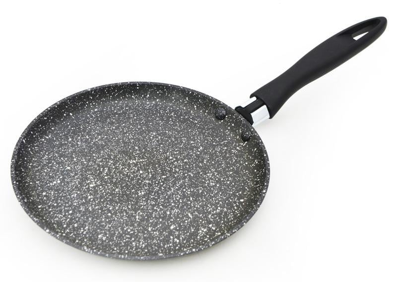 Мельничная сковорода Fissman Fiore индукционная с мраморным антипригарным покрытием 20 см