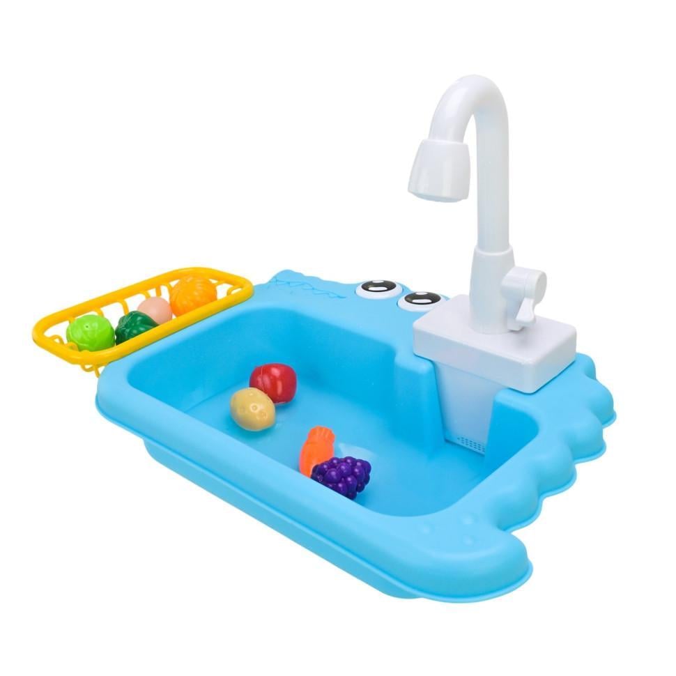 Дитячий ігровий набір Маленька господиня PL-524-301 мийка кухонна/продукти Синій (26319672)