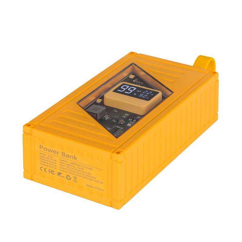 Повербанк Aura NRG-P20 20000 mAh 22,5W Yellow - фото 4