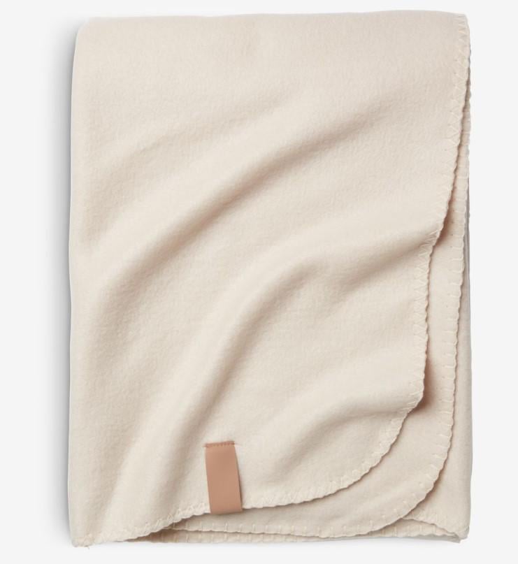 Плед флисовый 130x170 см Песочный (1605ef58)