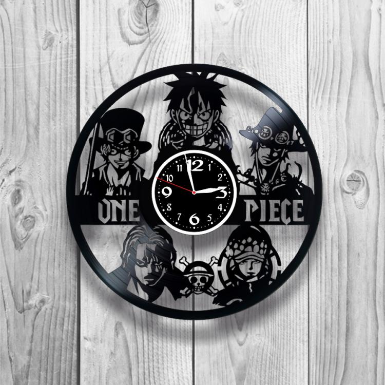 Часы настенные One Piece 0420 из виниловой пластинки
