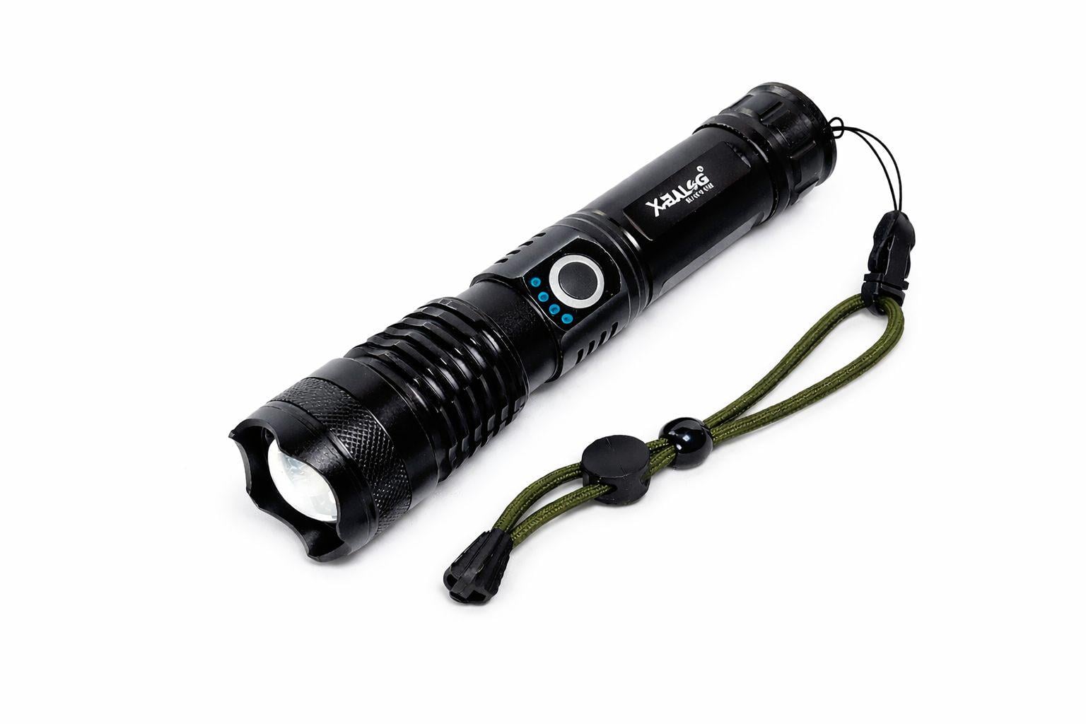 Фонарь тактический ручной X-Balog BL-X71-P90 LED зум/5 режимов работы Черный (BLX71)