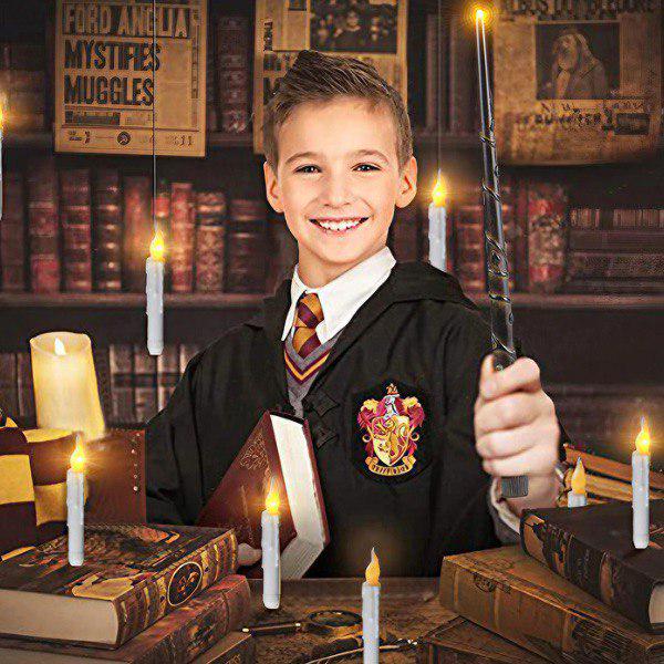 Світлодіодний світильник на батарейці з пультом дистанційного керування у вигляді Чарівної палички 12 шт. (D00376-1) - фото 3 Світлодіодний світильник на батарейці з пультом дистанційного керування у вигляді Чарівної палички 12 шт. (D00376-1) - фото 3