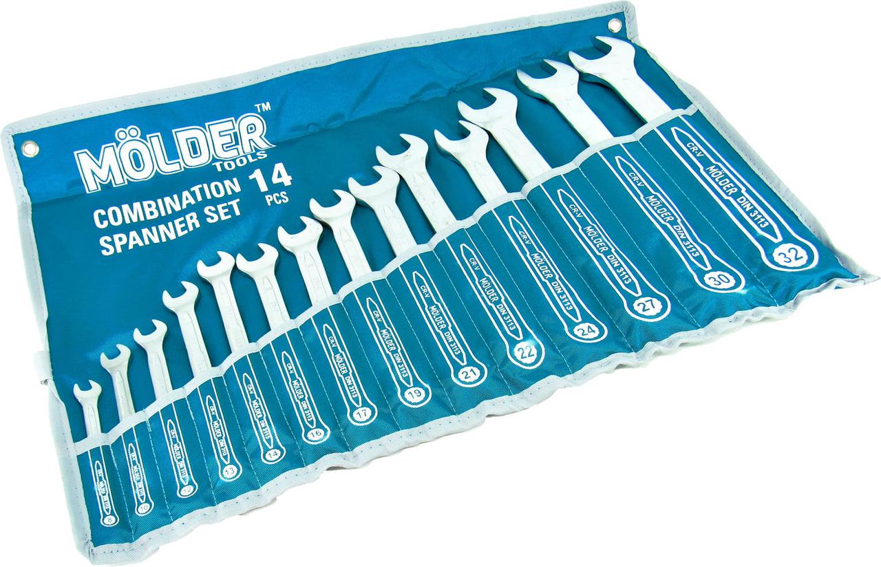Набор ключей рожково-накидных Molder Tools 14 шт. 8-32 мм (MT58114)