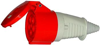 Силовая розетка E.NEXT 3P+N+PE 16А 400 В переносная IP44 Красный (2622-326) - фото 2 Силовая розетка E.NEXT 3P+N+PE 16А 400 В переносная IP44 Красный (2622-326) - фото 2