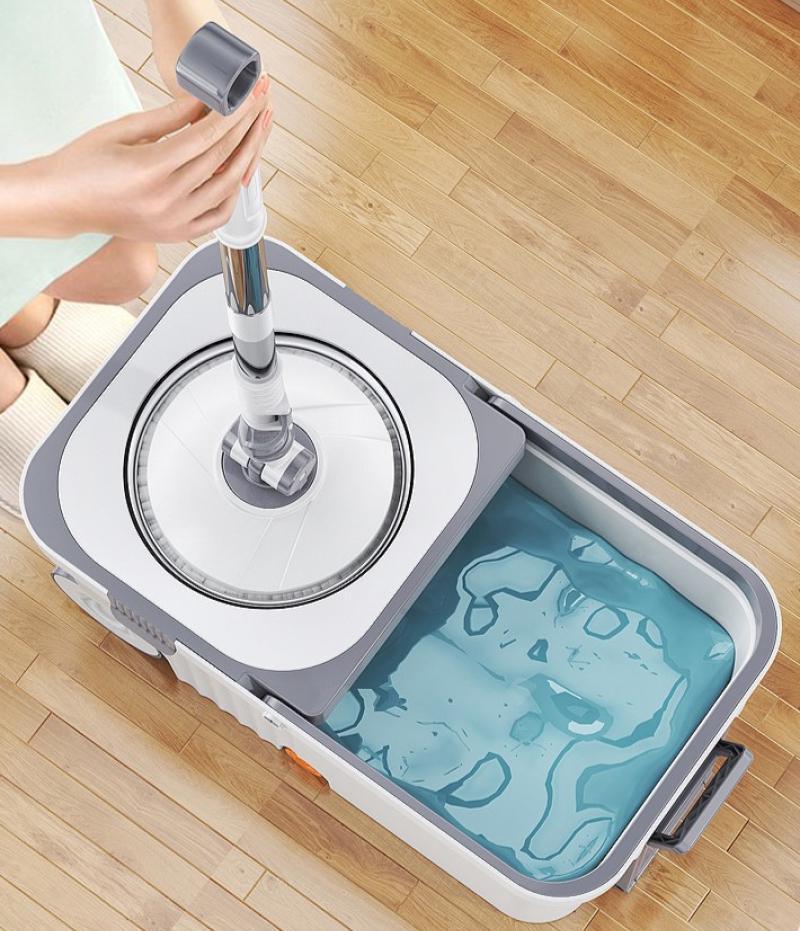 Комплект швабра та відро з турбо віджимом MOP maestro 8 л (70525) - фото 8 Комплект швабра та відро з турбо віджимом MOP maestro 8 л (70525) - фото 8