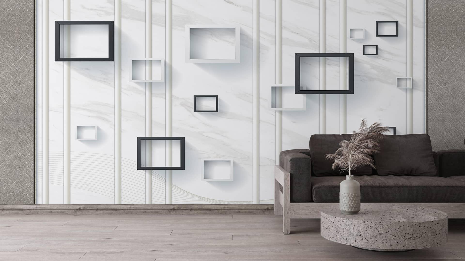 Фотообои флизелиновые Styleo Print-walls Пространство в рамке 0554 300х250 см (Pw-0554/2)