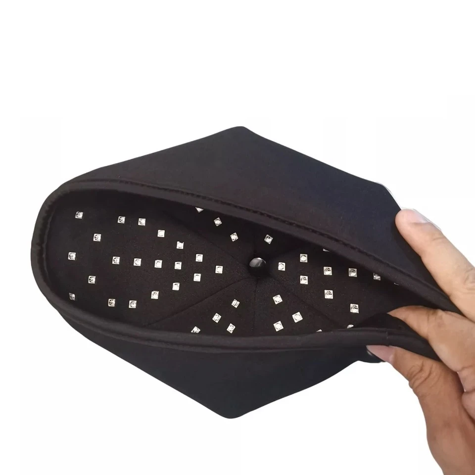 Шапка інфрачервона для росту волосся RedoPro світлова LED терапія 240 діодів 660nm і 850nm USB (135138) - фото 4