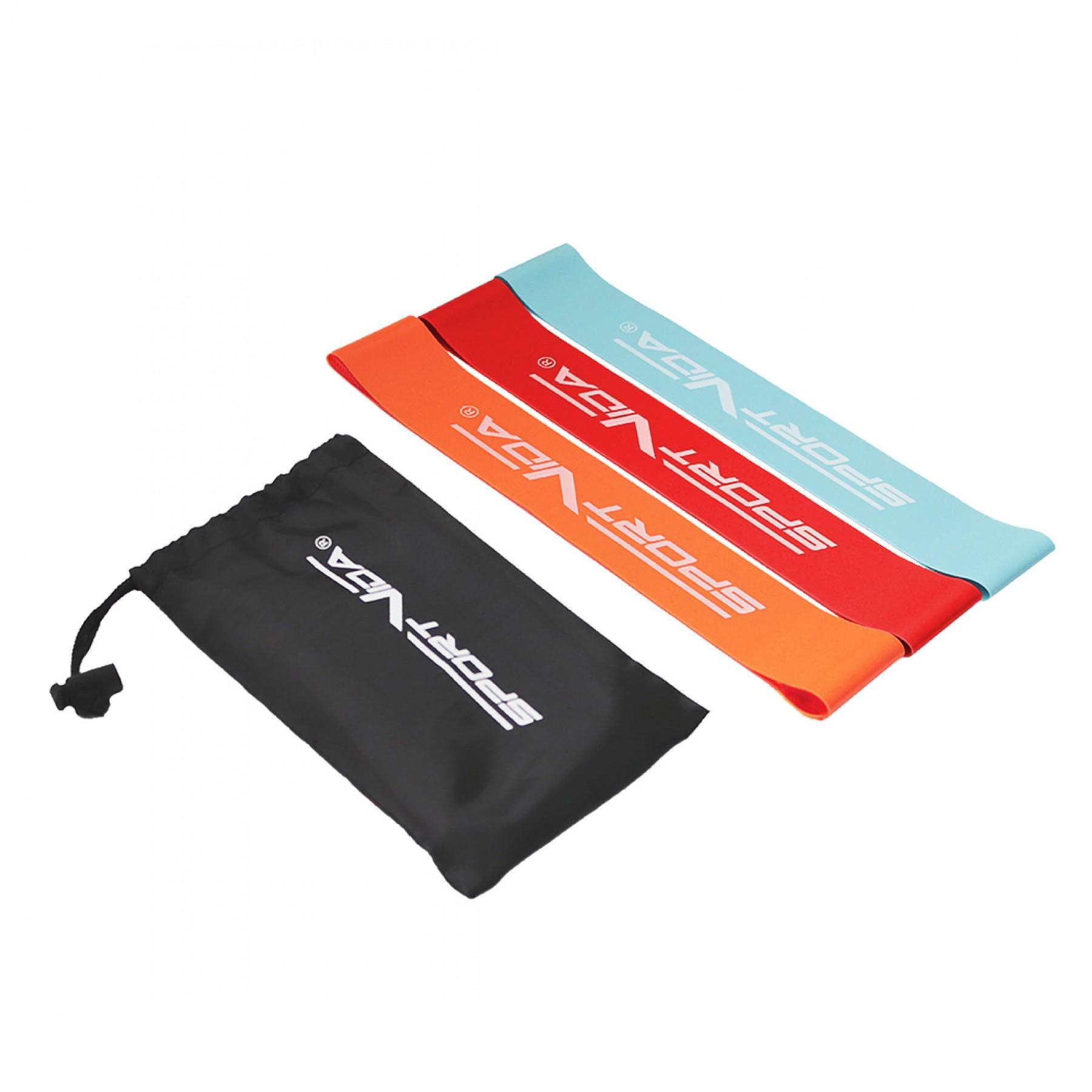 Резинка для спорта SportVida Mini Power Band до 15 кг 3 шт. (SV-HK0205-1) Резинка для спорта SportVida Mini Power Band до 15 кг 3 шт. (SV-HK0205-1)