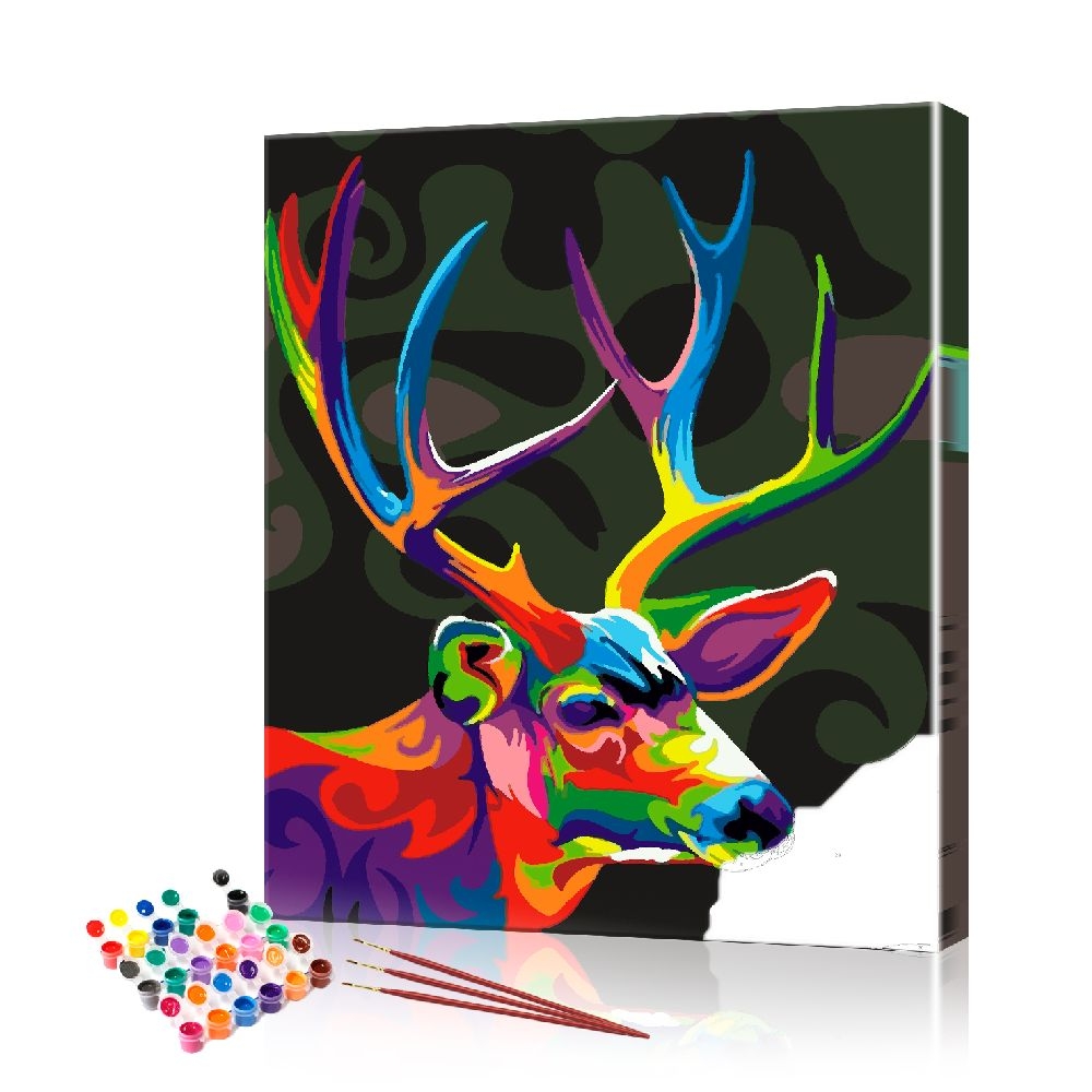 Картина по номерам ArtSale Олень PBN0577 40х50 см