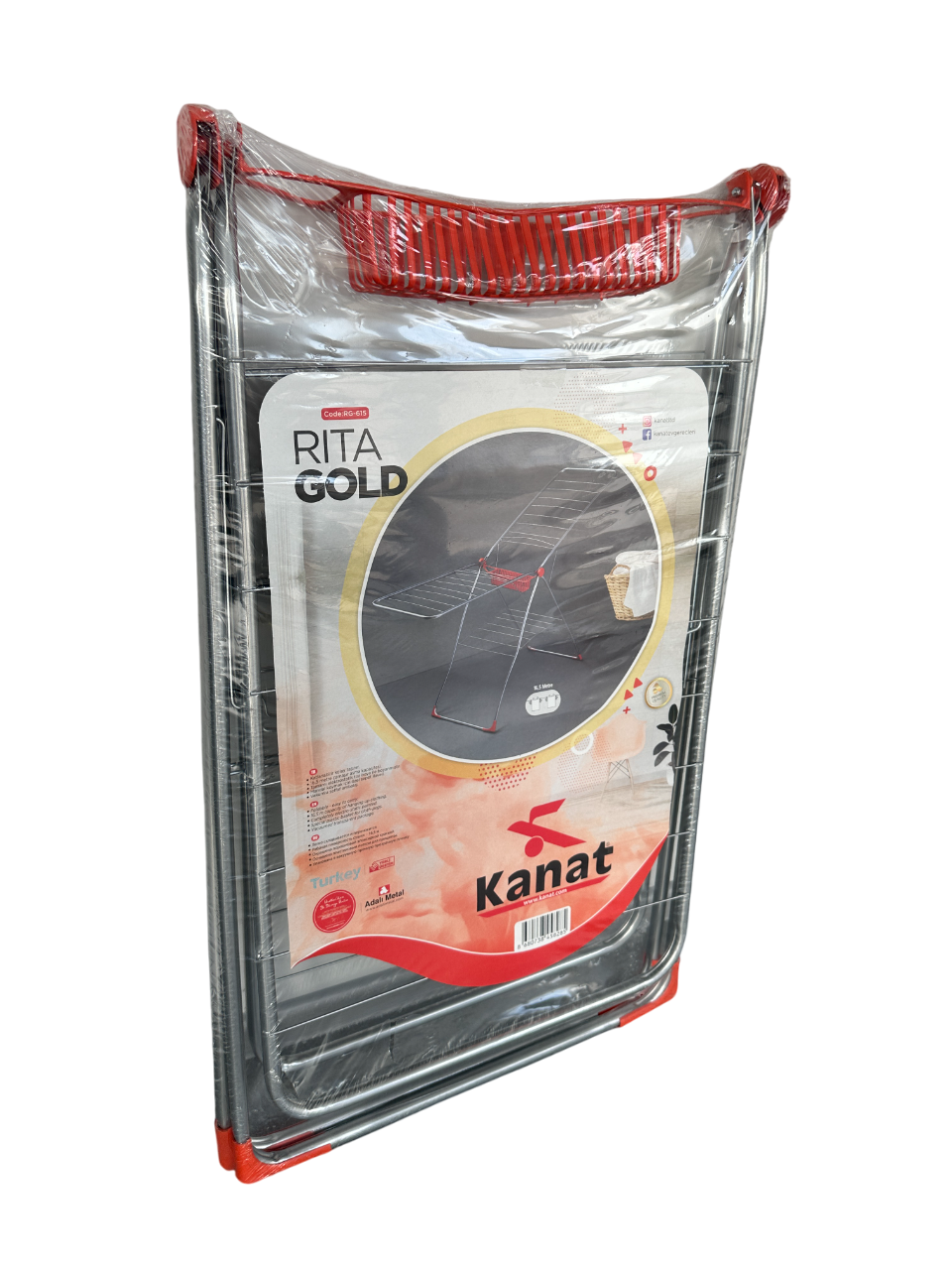 Сушарка для білизни Kanat RITA GOLD RG-615 16,5 м (24837276) - фото 11