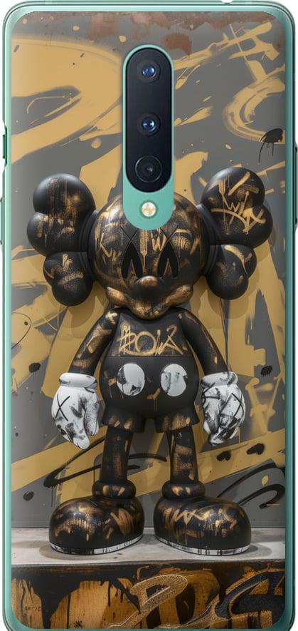 Чехол на OnePlus 8 Bronze kaws (6097u-1902-42517)